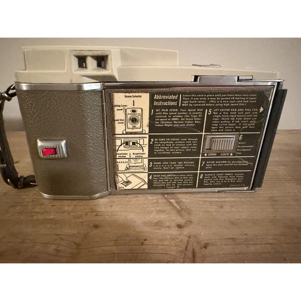 Vintage Polaroid 850 Electric Eye Land Camera Folding Bellows Instant Camera‎